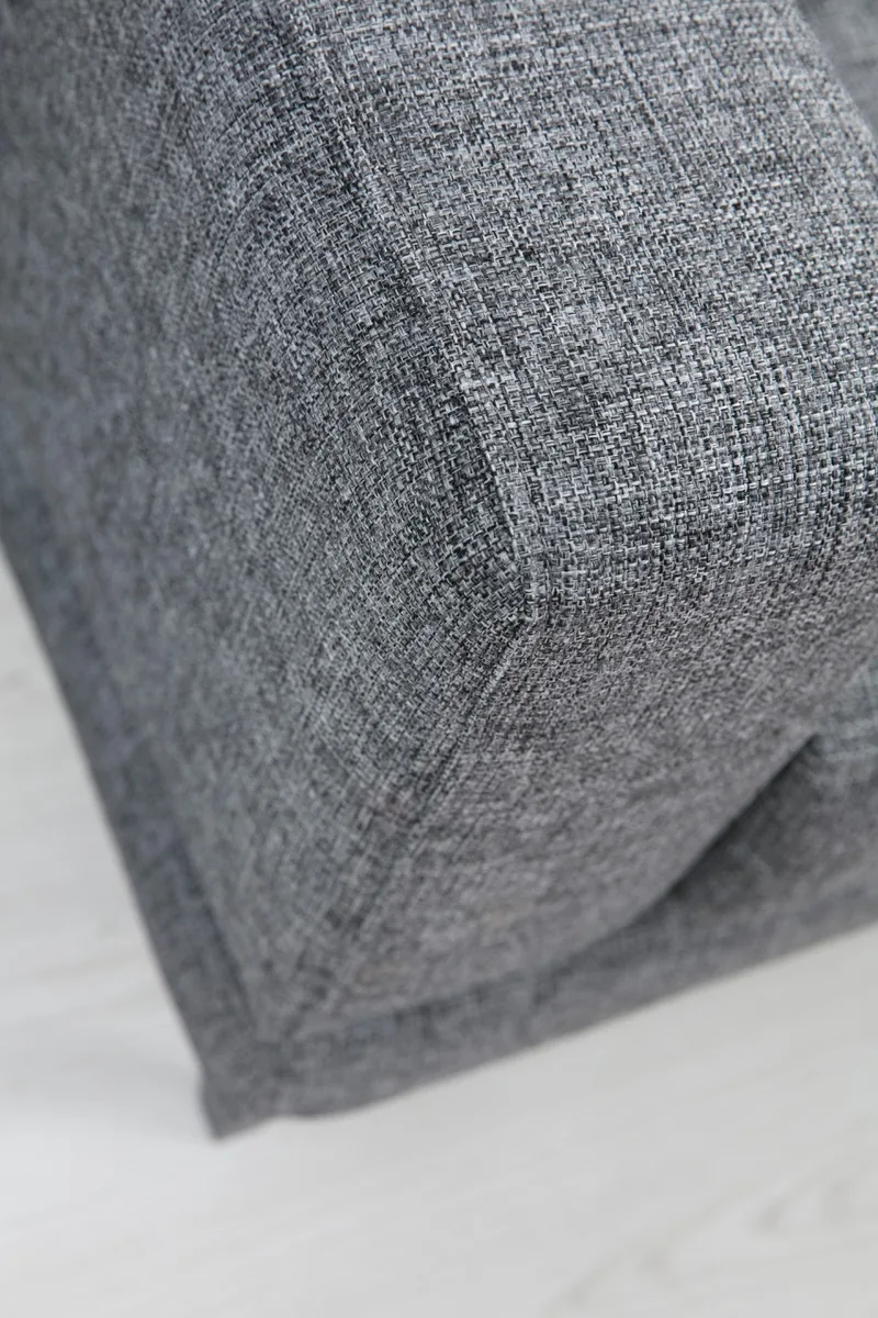 Canapea Extensibila Salvador Nordic 3 Locuri Gri Inchis 210x90x85cm - imagine 6