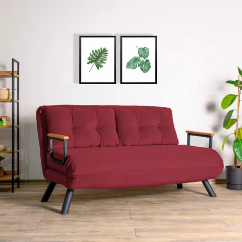 Canapea Extensibila Salvador Sando 2 Locuri Maroon