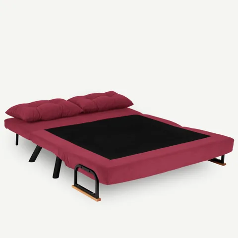 Canapea Extensibila Salvador Sando 2 Locuri Maroon - imagine 4