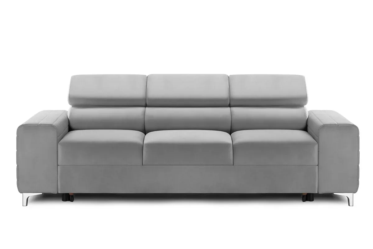 Canapea Extensibila Time New 3 Locuri Tetiere Reglabile Suport Lombar 255x97x94cm