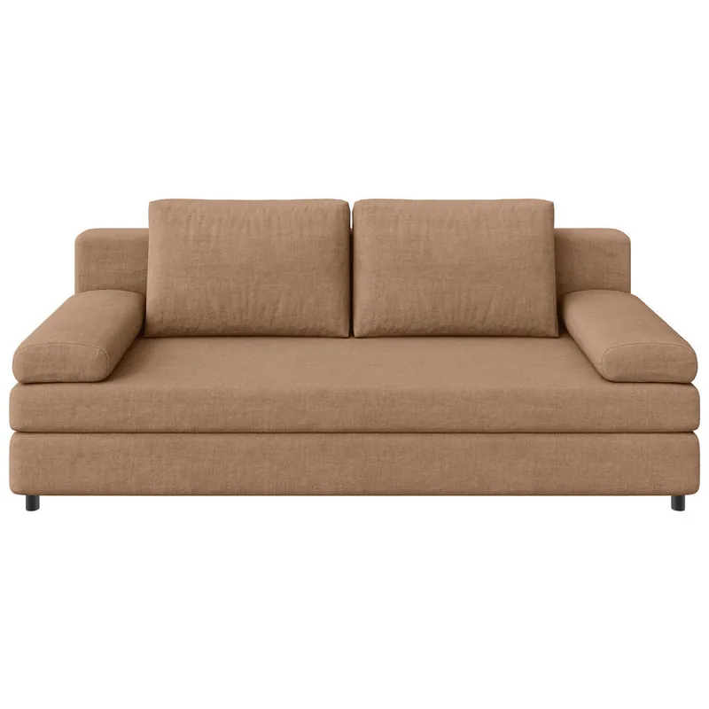 Canapea Extensibila Ti'me Textil Caramel 2 Locuri