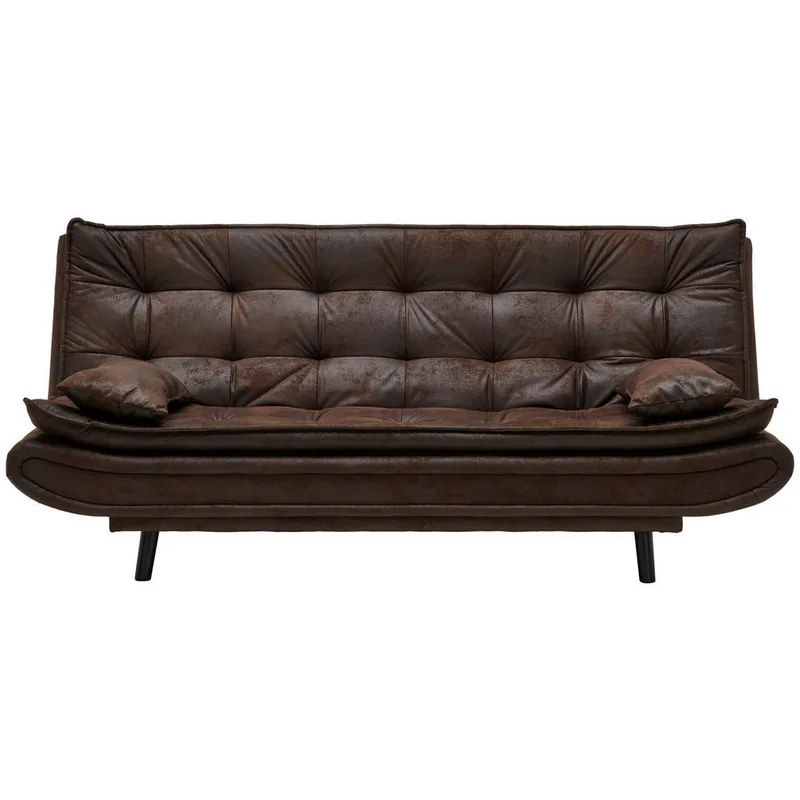 Canapea Extensibila Ti'me Textil Maro Inchis 194x100x90cm