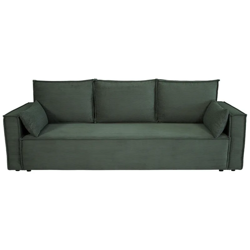 Canapea Extensibila Xora Textil Verde Inchis