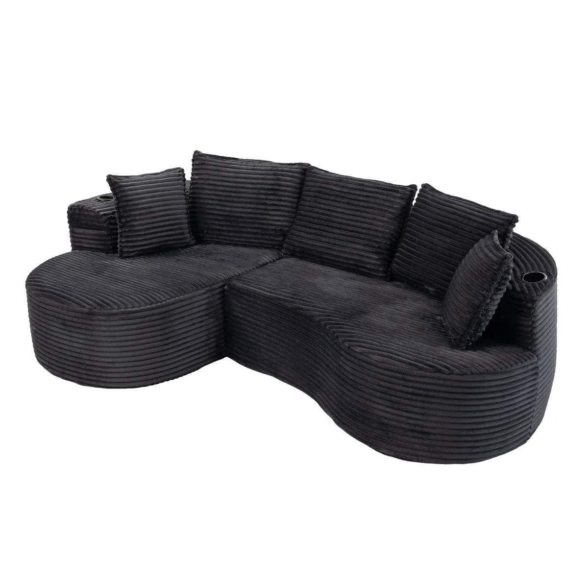 Canapea GOMYWAY Home Bogesofa Catifea Gri Inchis