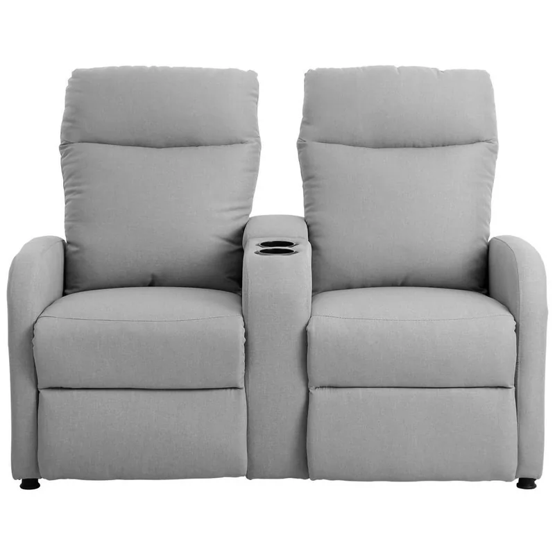 Canapea Home Cinema P & B 2 Locuri Gri Deschis