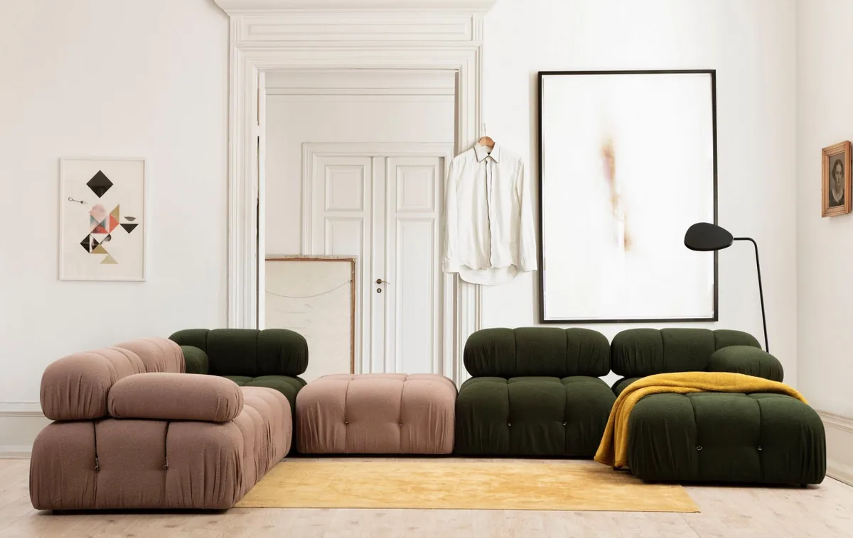 Canapea Modulara Duha Negru 98x79cm Salvador - imagine 4