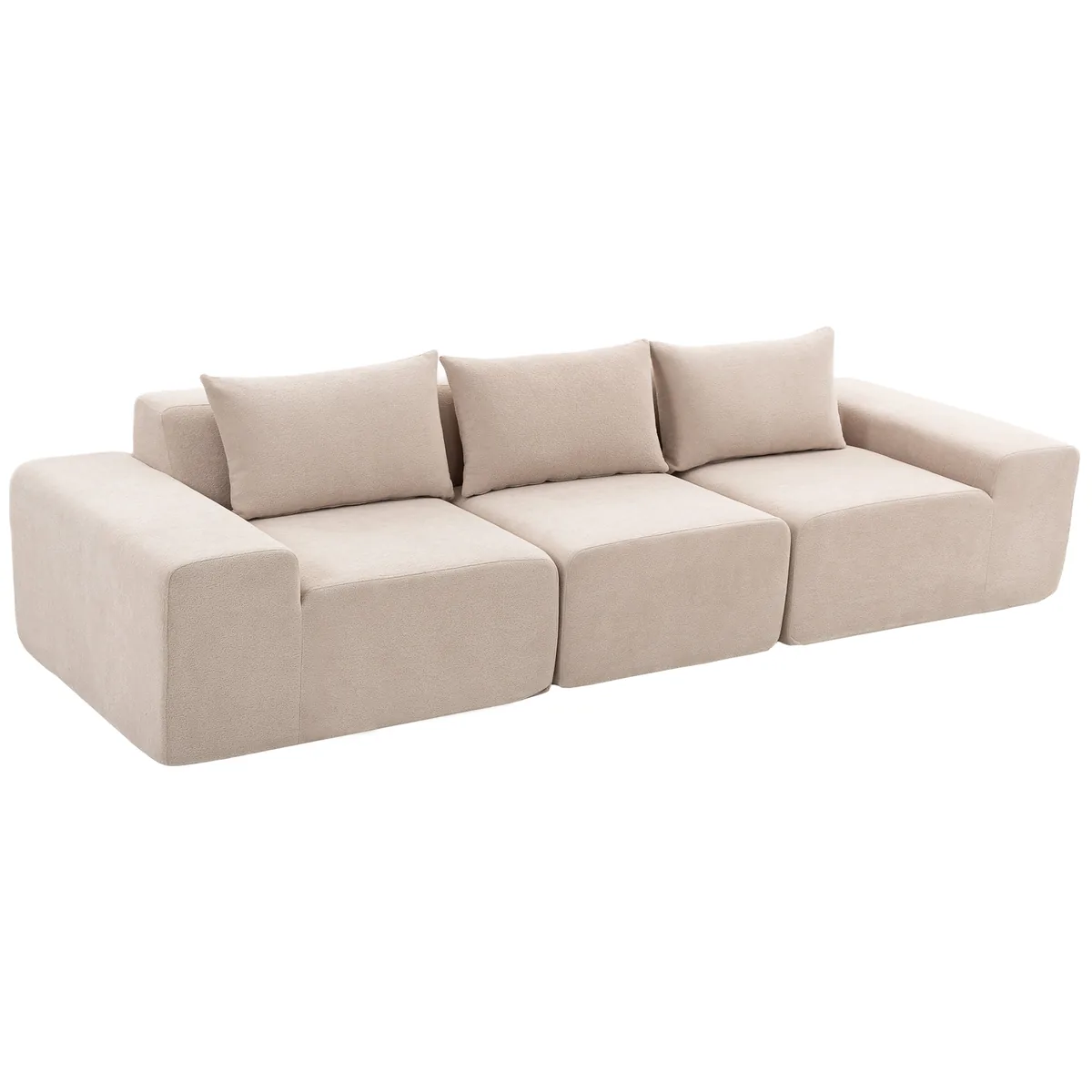 Canapea Modulara Homcom Chenille 320cm Bej