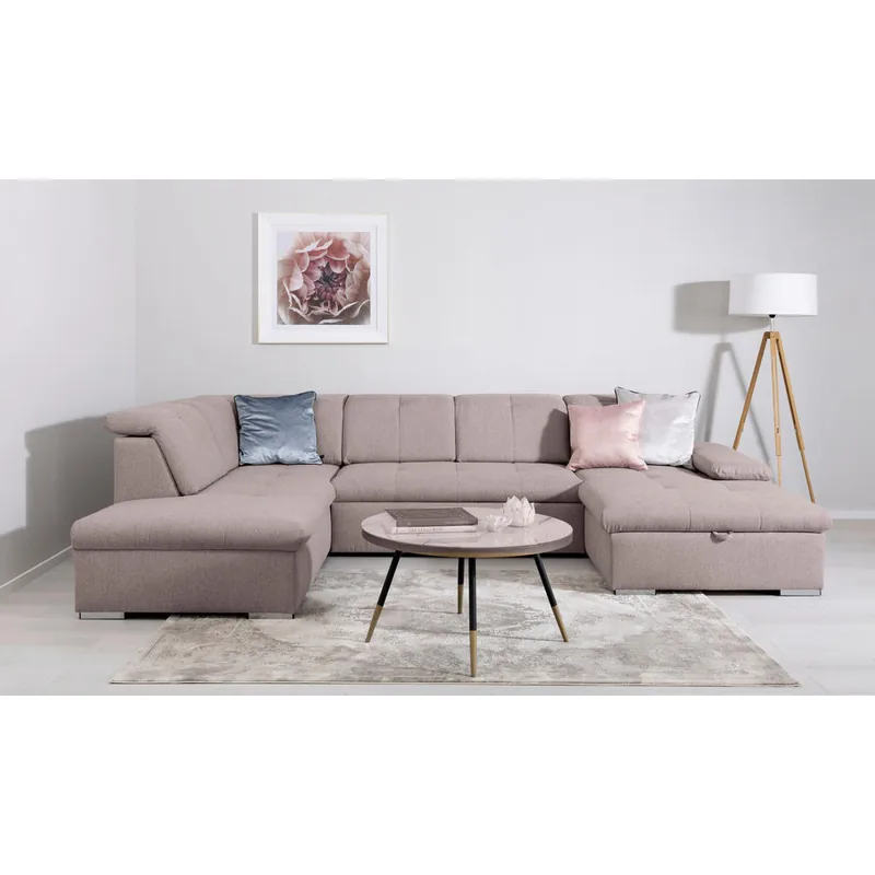 Canapea Modulara Mid.You Textil Taupe