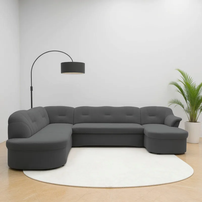 Canapea Modulara Mid.You U 4 Locuri Gri Inchis xxxlutz.ro_001776009124