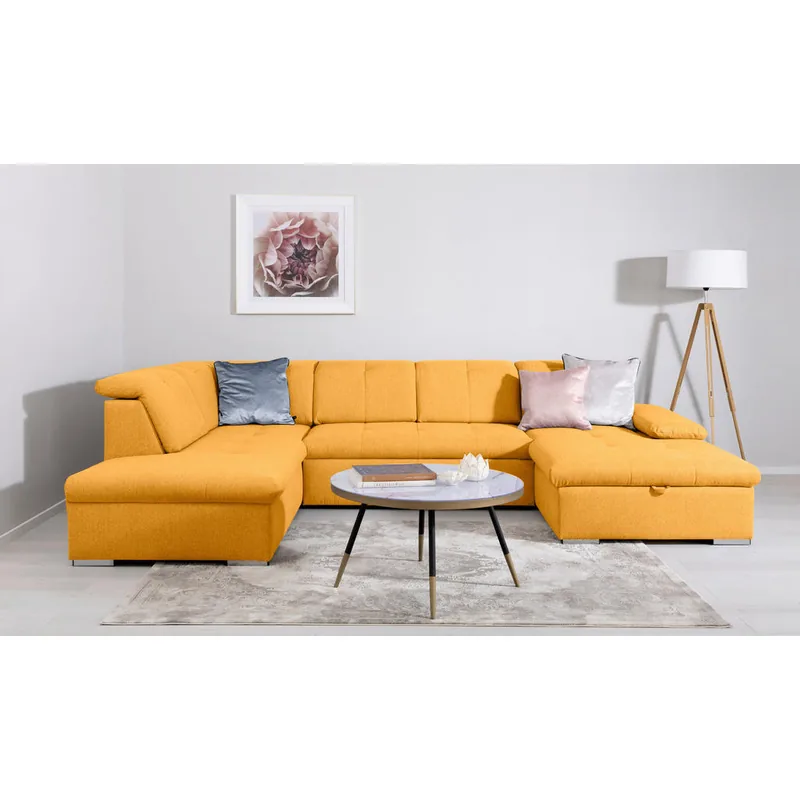 Canapea Modulară Mid.You U 6 Locuri Galben xxxlutz.ro_002427029313
