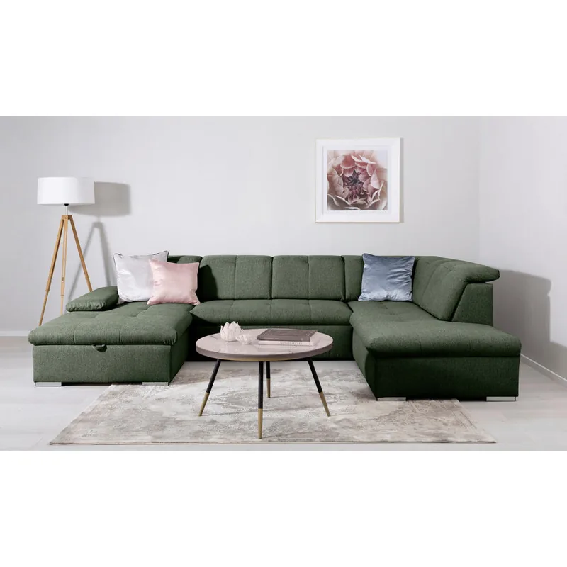 Canapea Modulara Mid.You U Verde
