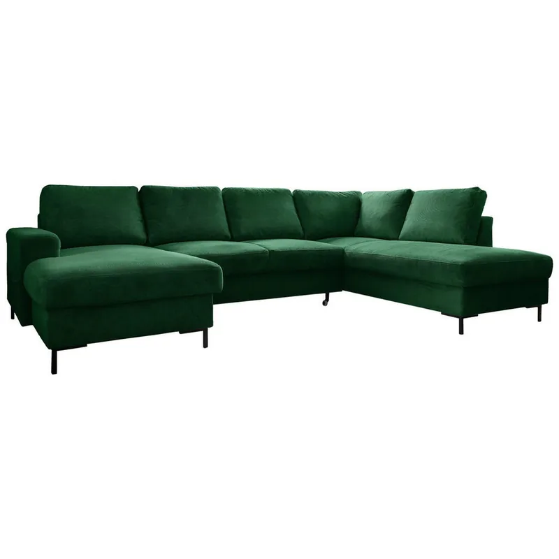 Canapea Modulara Mid.You U Verde Smarald 8 Locuri