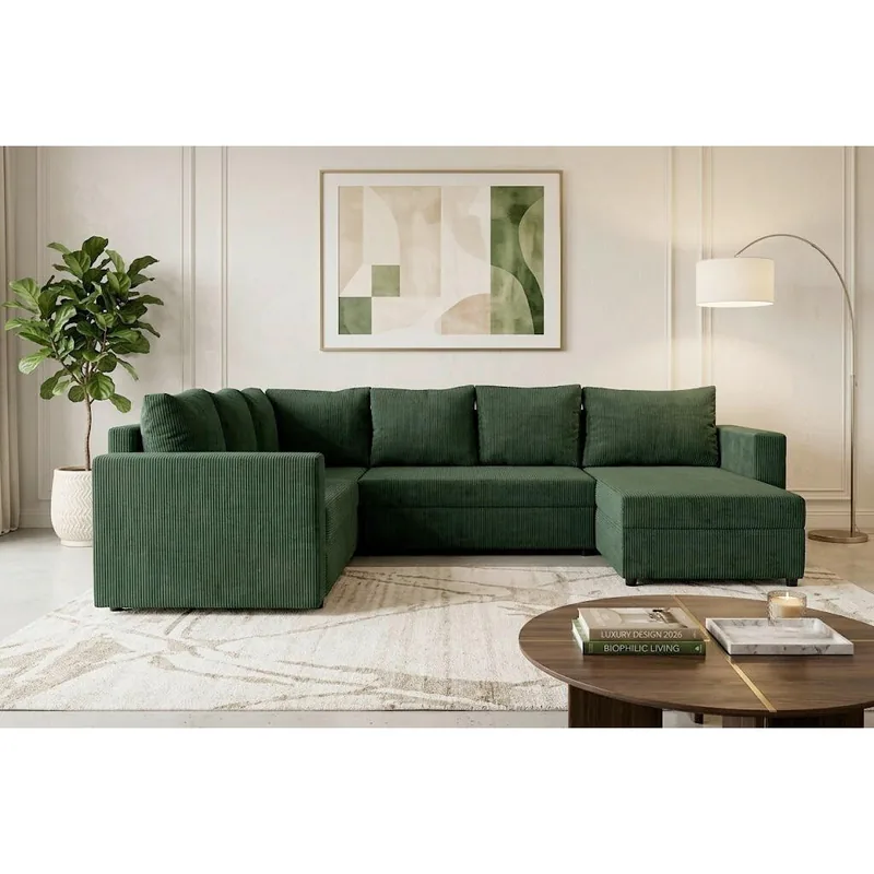 Canapea Modulara P&B Textil Verde