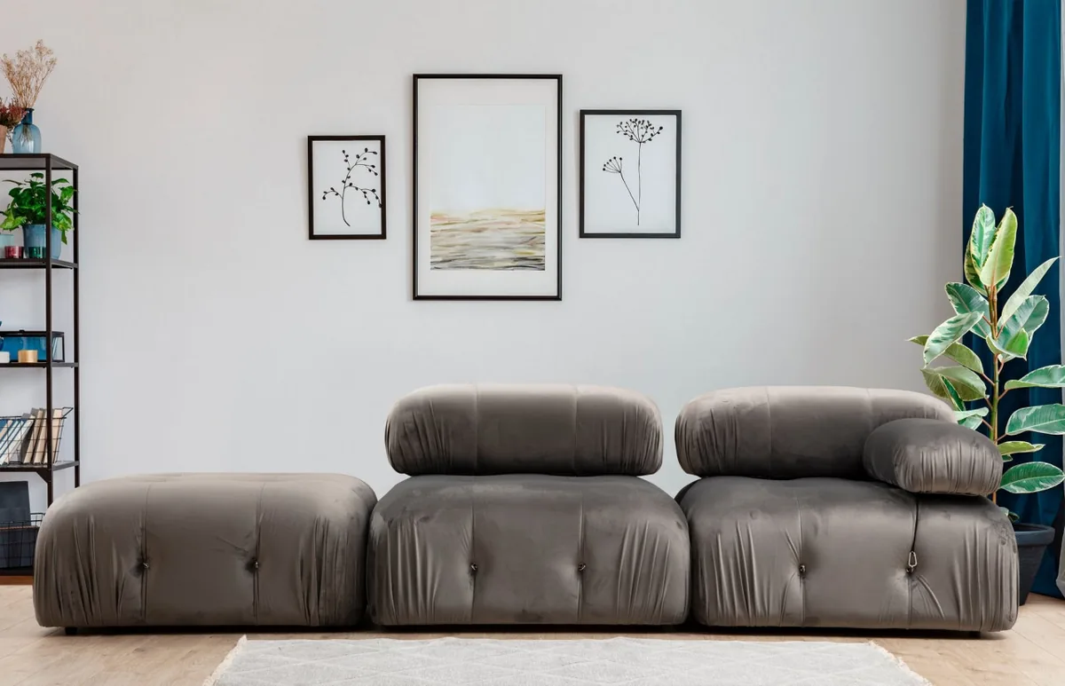 Canapea Modulara Salvador Duha Gri 98x79cm - imagine 4