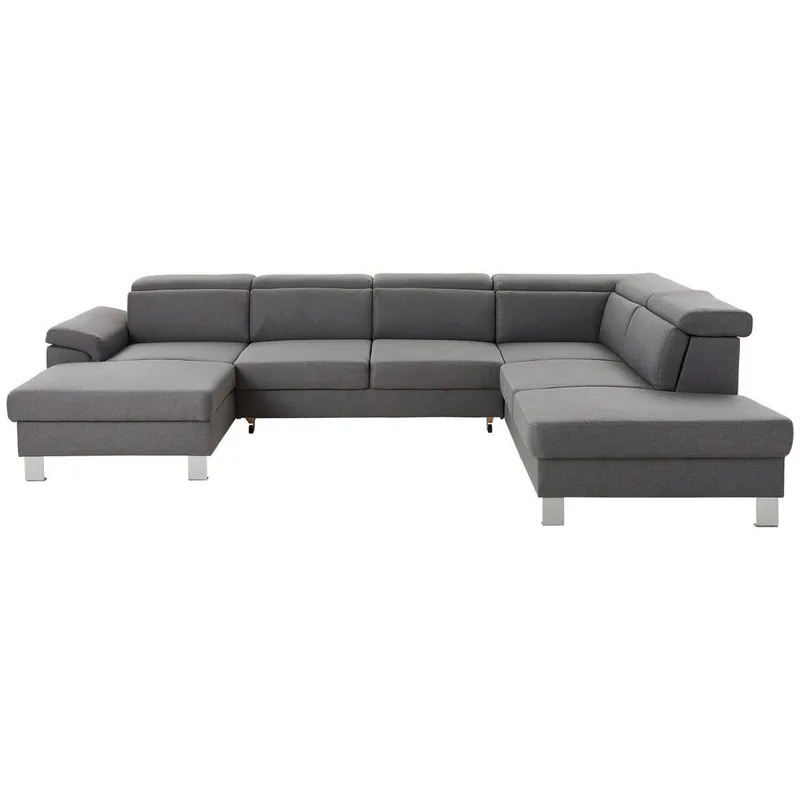 Canapea Modulara Xora Textil Gri