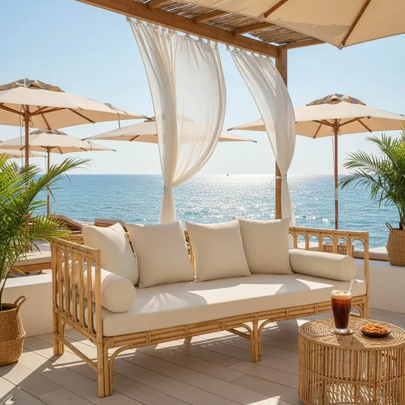 Canapea Pako World Alessa 3 Locuri Alb 200x100x76cm