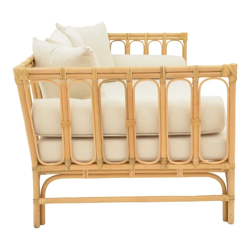 Canapea Pako World Alessa 3 Locuri Alb 200x100x76cm - imagine 4