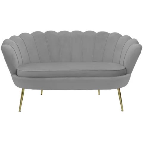 Canapea Pako World Daimon 2 Locuri Gri 134x70x77cm - imagine 2