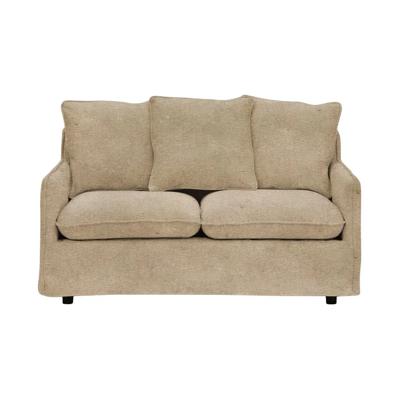 Canapea Pako World Interest 2 Locuri Textil Bej 140x85x90cm - imagine 2