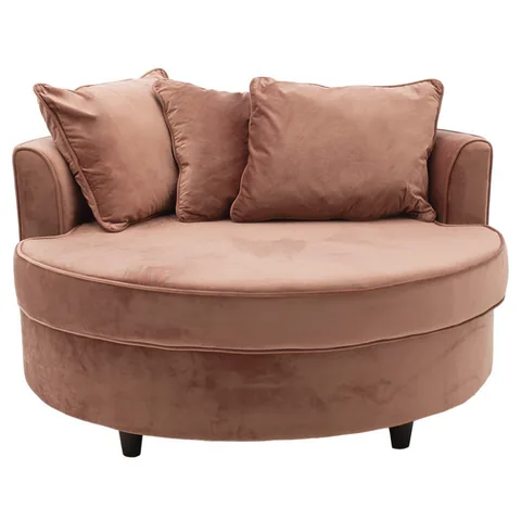 Canapea Pako World Round Rozaliu 123x120x85cm - imagine 3