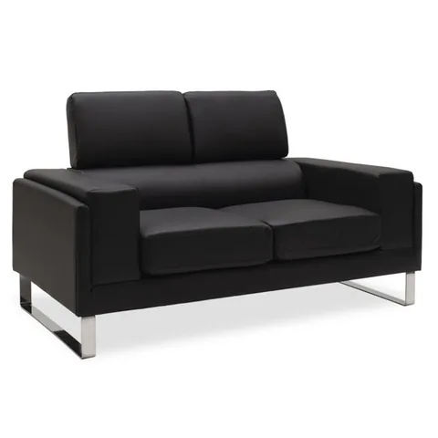 Canapea Pako World Shea 2 Locuri Negru 158x80x87cm - imagine 2