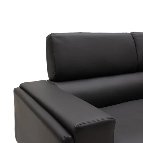 Canapea Pako World Shea 2 Locuri Negru 158x80x87cm - imagine 4