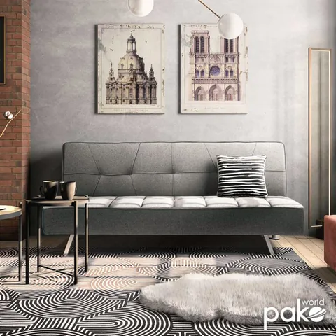 Canapea Pako World Travis Gri 175x83x74cm - imagine 2