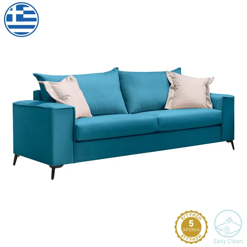 Canapea Pako World Verona 3 Albastru 225x93x100cm