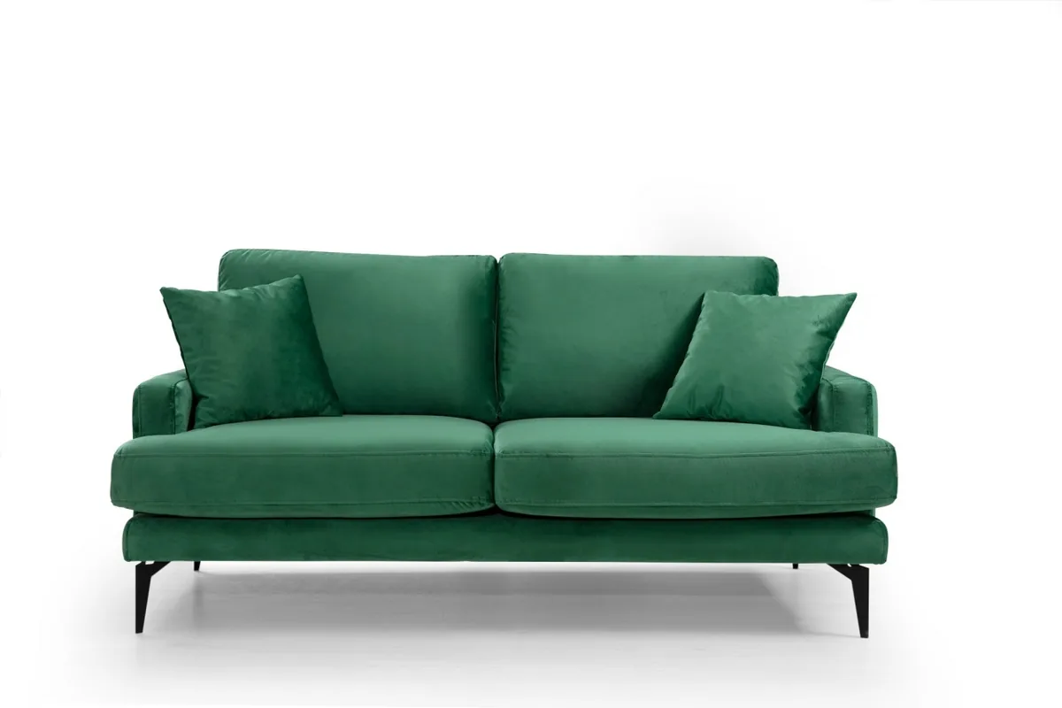 Canapea Papira Salvador 2 Locuri Verde 175x90x88 - imagine 3