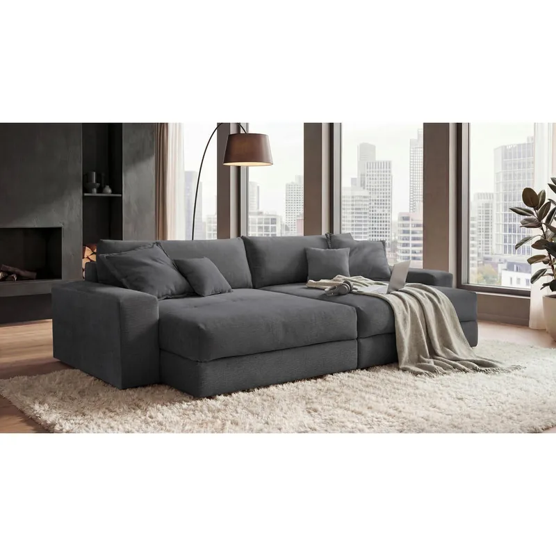 Canapea P&B Bigsofa Textil Antracit