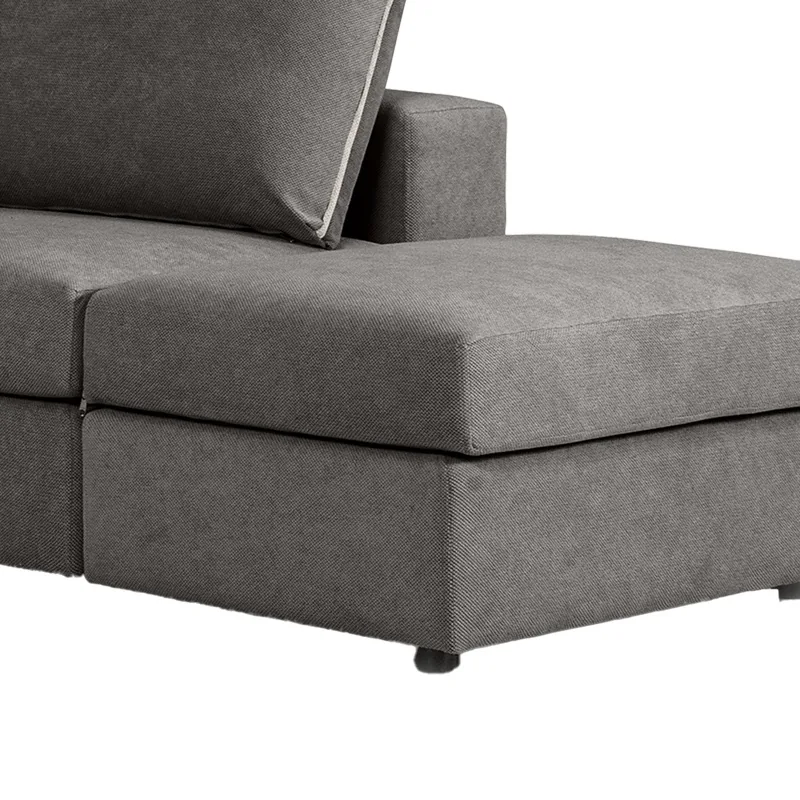 Canapea Reversibila Pako World London Gri 296x246x95cm - imagine 6