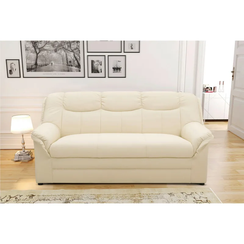 Canapea Textil MID.YOU 3 Locuri Bej