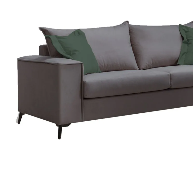 Canapea Verona 3 Locuri Antracit Perne Chiparos 225x93x100cm - imagine 2