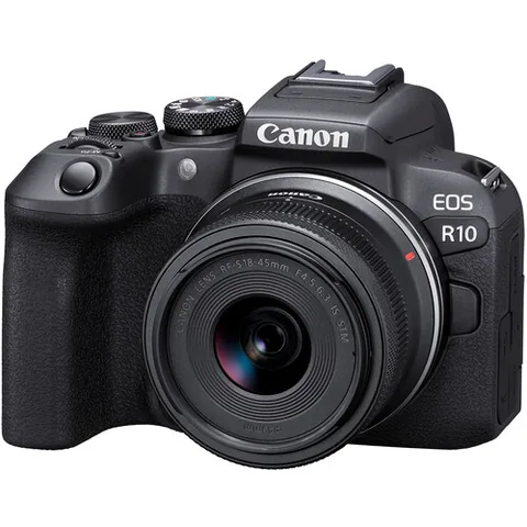 Canon EOS R10 RF-S 18-45 IS STM Negru