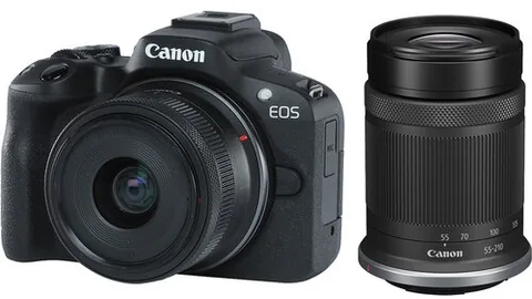 Canon EOS R50 Kit RF-S 18-45mm + RF-S 55-210mm