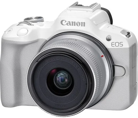 Canon EOS R50 RF-S 18-45mm f/4.5-6.3 IS STM Alb