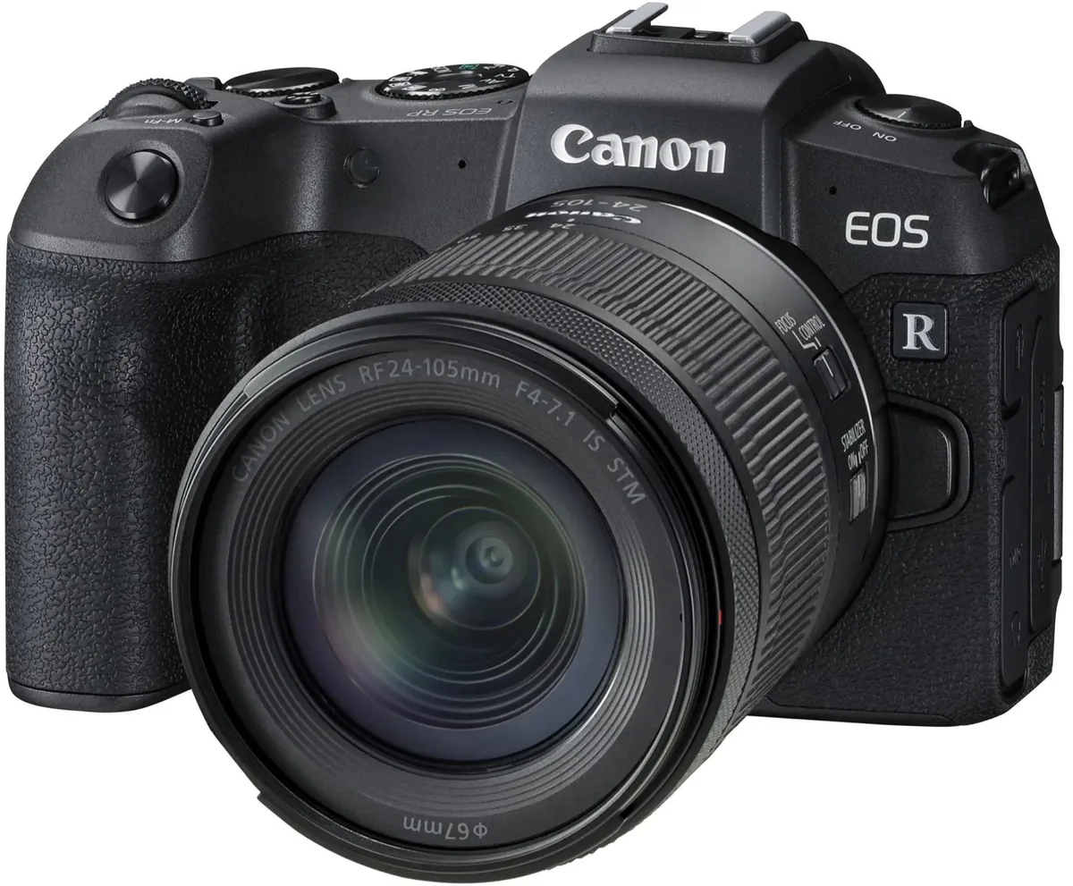 Canon EOS RP RF 24-105mm F4-7.1 IS Negru