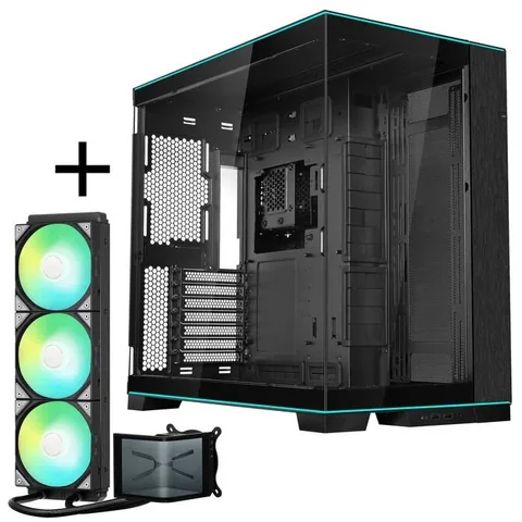 Carcasa Lian Li O11D EVO RGB + Cooler Tryx Panorama SE ARGB Negru