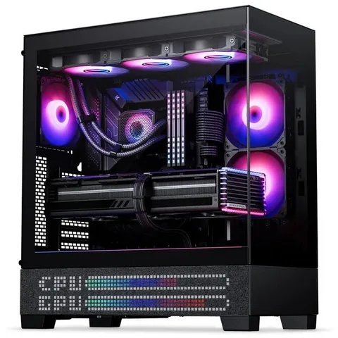 Carcasa Midi-Tower Phanteks Matrix LED E-ATX Tempered Glass Negru
