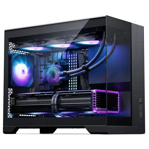 Carcasa PC Phanteks Mini mATX Sticla Temperata 3x 120mm Negru