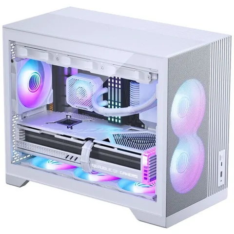 Carcasa Phanteks Mini mATX Geam Temperat Alb