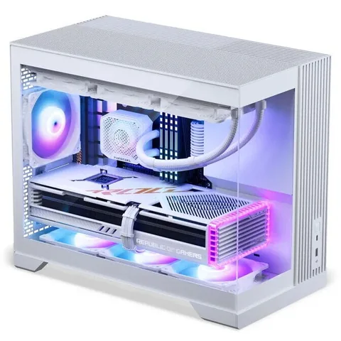 Carcasa Phanteks Mini mATX Tempered Glass 3x120mm Alb