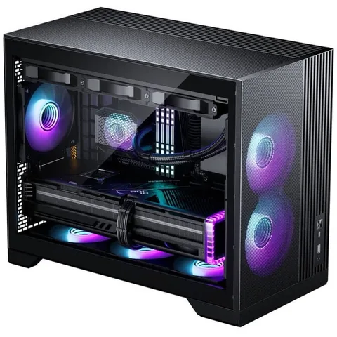 Carcasa Phanteks Mini mATX Tempered Glass Negru