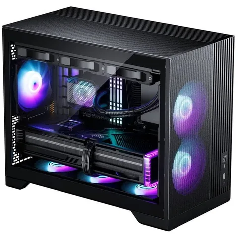 Carcasa Phanteks Mini mATX Tempered Glass RGB 3x 120mm Negru