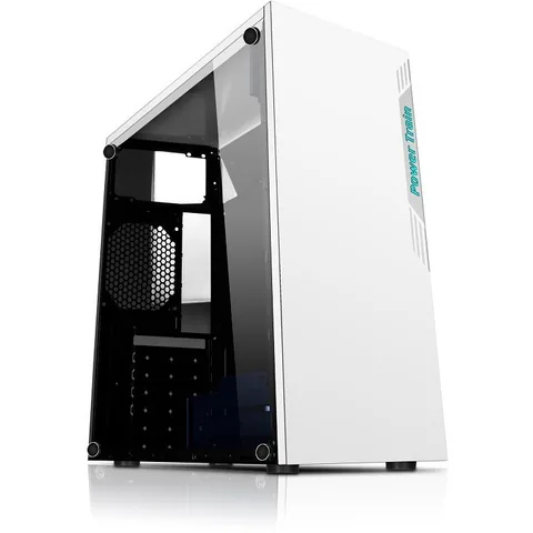Carcasa Power Train Midi ATX Geam Temperat USB 3.0 Alb