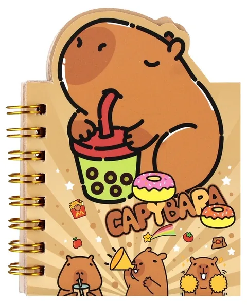 Carnet cu Spirală Starpak Kapibara A7 50 File