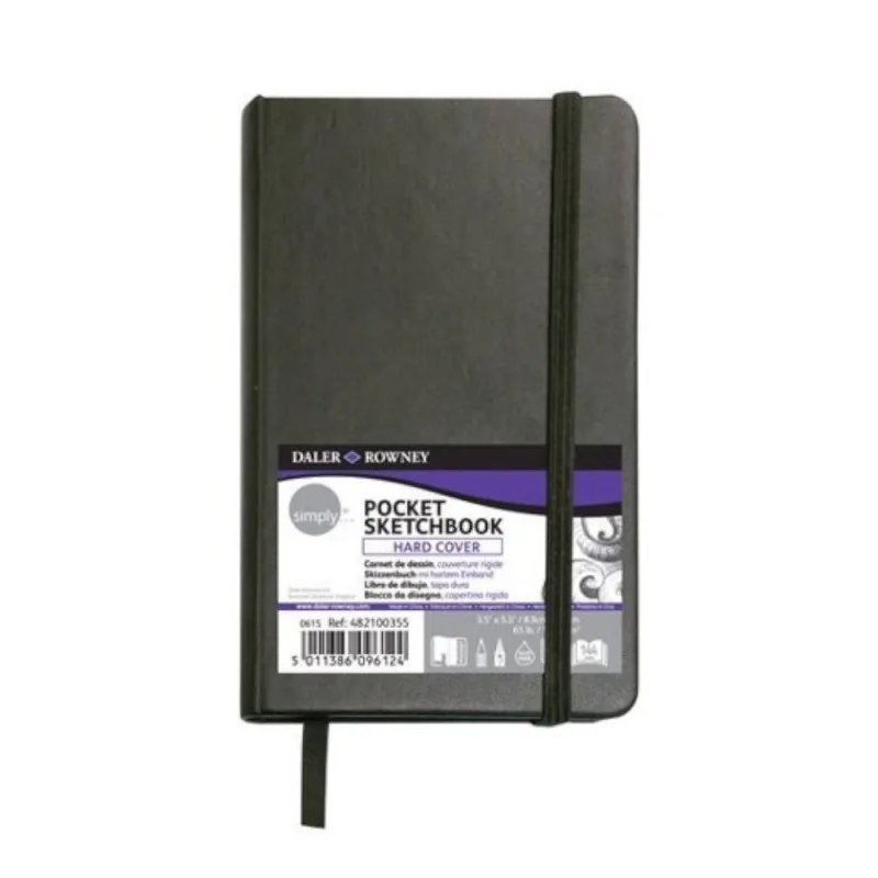 Carnet de Schita Daler Rowney Simply Coperta Tare 9x14cm 100g/mp