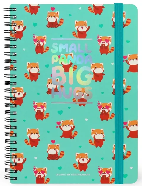 Carnet Legami Red Panda Large A5