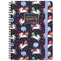 Carnet Legami Unicorn Large A5 160 Pagini cu Spirala
