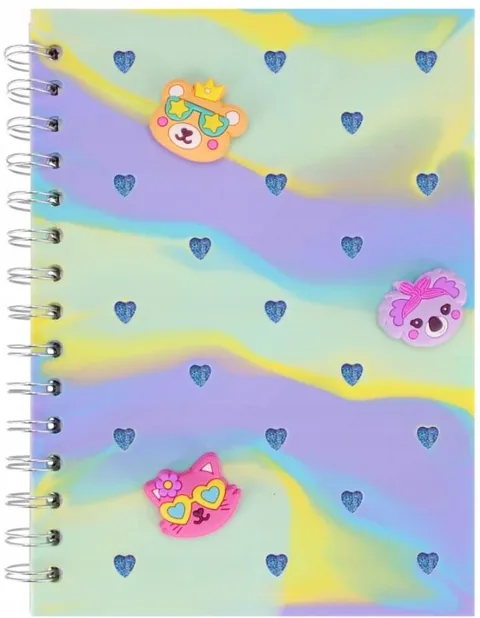 Carnet Starpak Animals A5 cu Spirala Coperta Silicon